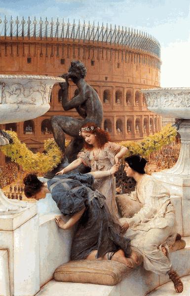 Sir Lawrence Alma-Tadema,OM.RA,RWS The Colosseum